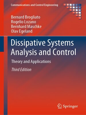 cover image of Dissipative Systems Analysis and Control